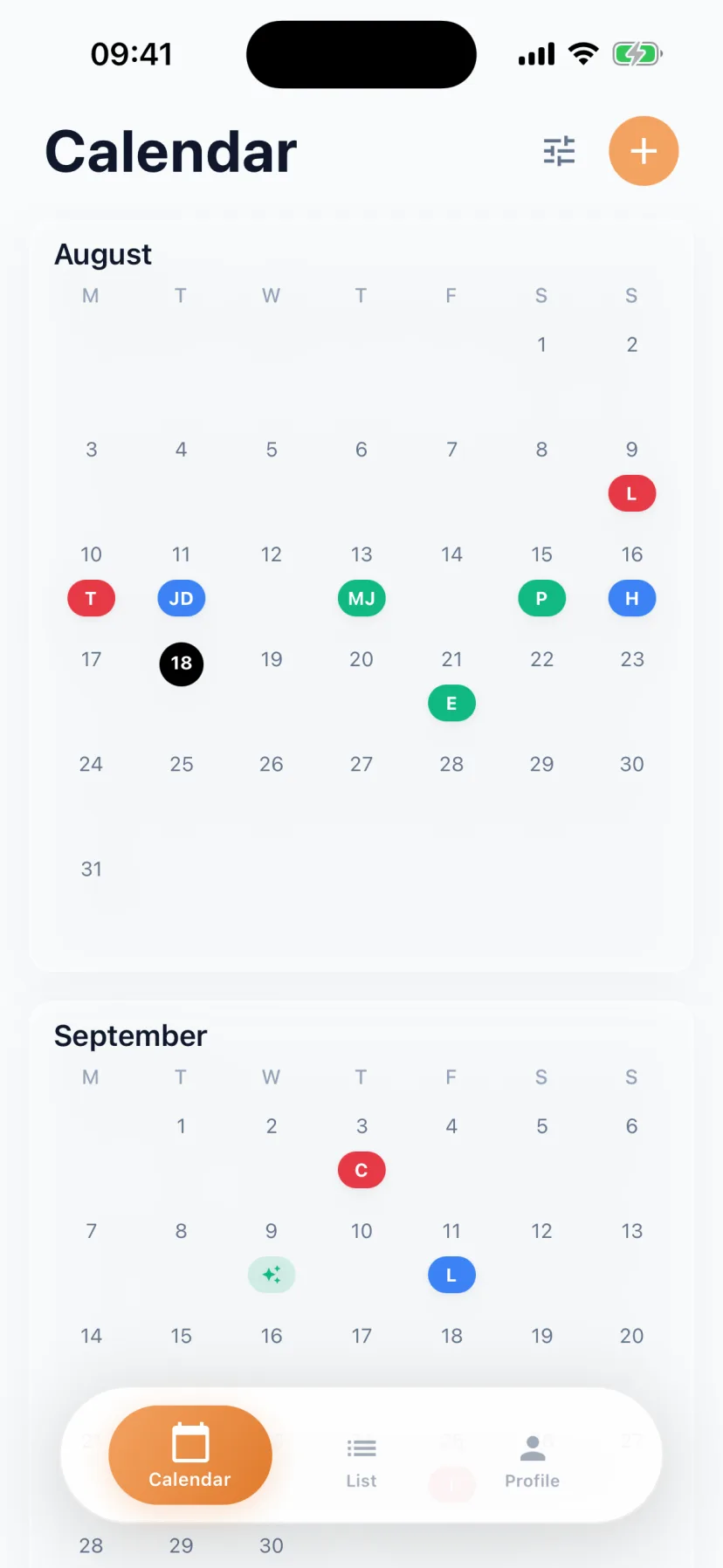 Calendar — Birthday+