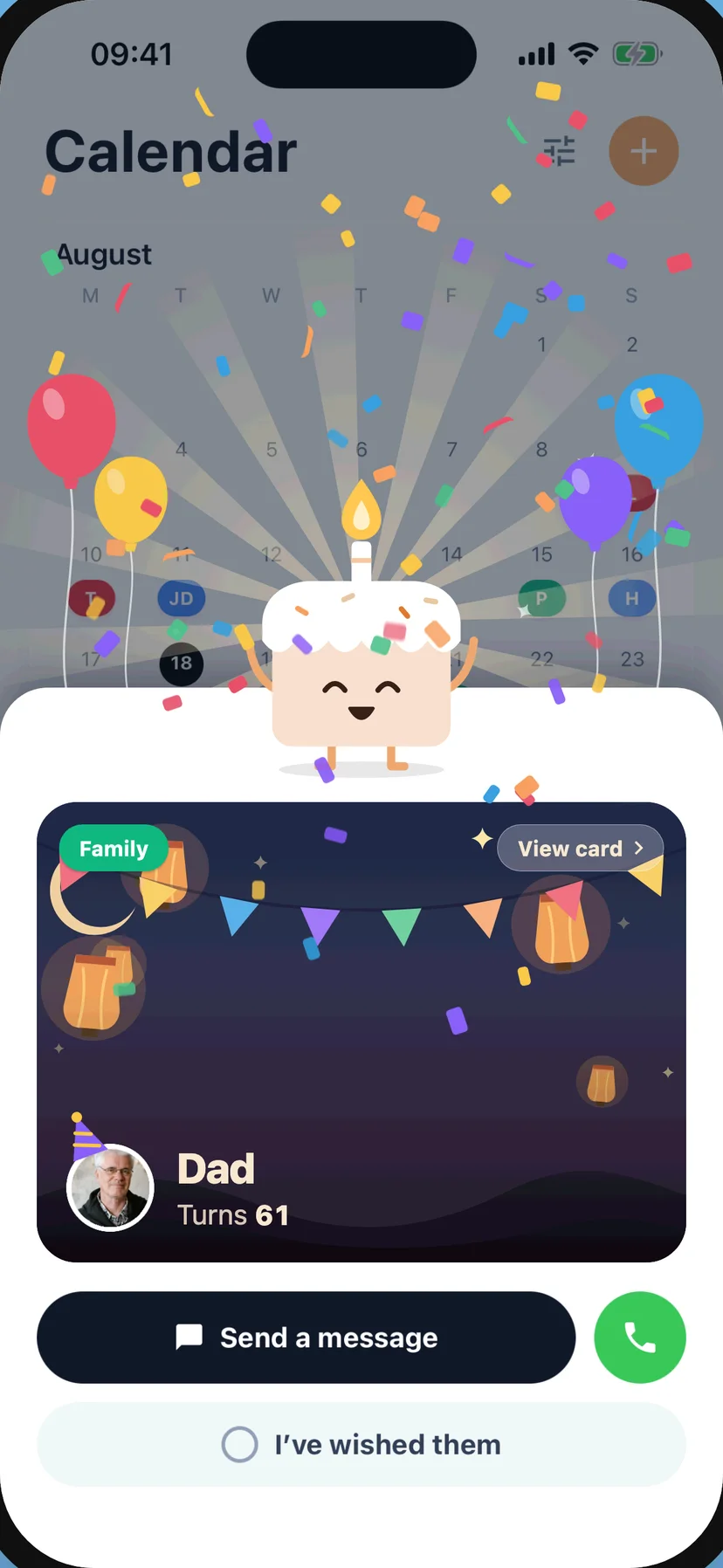 The big day — Birthday+