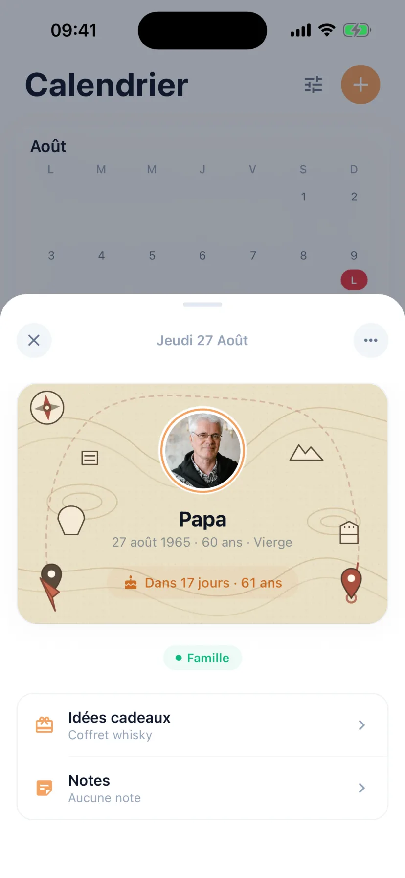 Une fiche pour chacun
